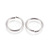 Tarnish Resistant 304 Stainless Steel Saw Cut Open Jump Rings STAS-P212-25P-03-3