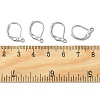 Tarnish Resistant 304 Stainless Steel Leverback Earring Findings X-STAS-S028-07-2