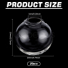 Round Mechanized One Hole Blown Glass Globe Ball Bottles BLOW-PH0001-20C-2