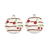 Brass Enamel Pendants KK-CBA6818-10P-1