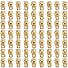 400Pcs CCB Plastic Tube Bails CCB-SC0001-28KC-7
