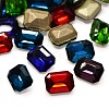 Faceted Rectangle K9 Glass Pointed Back Rhinestone Cabochons RGLA-A017-6x8mm-SM-2