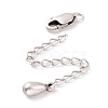 925 Sterling Silver Chain Extenders STER-D036-41AS-2