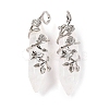 Natural Quartz Crystal Double Terminal Pointed Pendants G-C144-03P-05-1