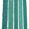 Electroplate Opaque Solid Color Glass Beads Strands EGLA-A044-P4mm-L31-2