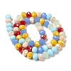 Glass Beads Strands EGLA-A034-M8mm-62-2