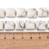 Natural Howlite Beads Strands G-F839-A35-01-3