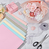 80Pcs 8 Colors Flower Gift Wrapping Paper DIY-CU0001-01-5