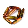 Natural Fire Crackle Agate Beads Strands G-Q606-62-3