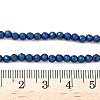Electroplate Synthetic Magnetic Hematite Beads Strands G-A263-B01-02F-4