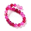 Natural Striped Agate/Banded Agate Beads Strands G-Z060-A01-B06-3