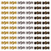 60Pcs 3 Colors Alloy Snap Lock Clasps FIND-GL0002-01-1