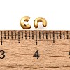 304 Stainless Steel Crimp Beads Covers STAS-P239-34G-03-3