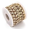 Golden Brass Enamel Link Chains CHC-H103-08H-G-4
