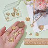 16Pcs 8 Styles Brass Pendants FIND-WR0012-65-3