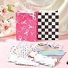 12Pcs 6 Colors Print Paper Packing Tote Bags CARB-FS0001-05-7