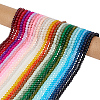 28 Stands 28 Colors Glass Imitation Jade Beads GLAA-PH0002-87-1