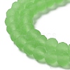 Transparent Glass Beads Strands X1-EGLA-A034-T6mm-MD09-4
