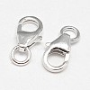 925 Sterling Silver Lobster Claw Clasps STER-F014-09E-1