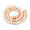 Anti-Tarnish Electroplate Glass Beads Strands GLAA-T025-10mm-11D-3