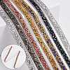 5 Yards Self Adhesive Resin Rhinestone Tape DIY-SP0002-49F-6