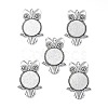 Tibetan Style Alloy Pendant Rhinestone Cabochon Settings X-TIBEP-4494-AS-FF-1