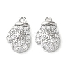Brass Micro Pave Cubic Zirconia Charms KK-F862-06P-1