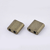 FGB 2-Hole Glass Seed Beads SEED-S031-L-601F-2