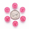 Transparent Crackle Acrylic Beads MACR-S373-66A-N09-4