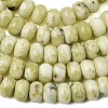 Natural Yellow Turquoise(Jasper) Beads Strands G-A280-A02-02-4