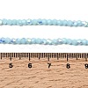 AB Color Plated Opaque Glass Beads Strands GLAA-G127-02F-4