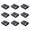 10Pcs Sun Moon Star Printed Cardboard Gift Boxes CBOX-TA0001-21C-2