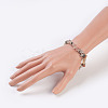 Natural Rutilated Quartz Stretch Bracelets BJEW-JB03681-05-3