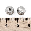 Anti-Tarnish Textured 316 Surgical Stainless Steel Beads STAS-M106-01E-P-2