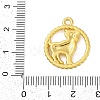 Twelve Constellations Alloy Pendants PALLOY-Q006-01H-G-3