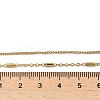 304 Stainless Steel Cable Chain Double Layered Necklaces for Women NJEW-U050-02E-G-5