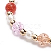 Colorful Alloy Enamel Cute Charms Bracelet BJEW-JB08661-04-6