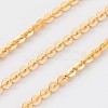 3.28 Feet Ion Plating(IP) 304 Stainless Steel Boston Link Chains X-CHS-H007-09G-1