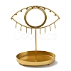 Iron Jewelry Display Stand with Tray ODIS-K003-06A-G-2