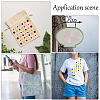 3 Sets 3 Style Plastic Tie-Dye Template DIY-GF0008-55-5