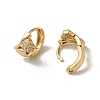 KC Gold Plated Brass Micro Pave Cubic Zirconia Hoop Earring EJEW-L271-01KCG-08-2