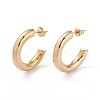201 Stainless Steel Stud Earrings EJEW-F272-02B-G-1