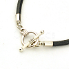 Cowhide Leather Cord Bracelet Making X-AJEW-JB00018-03-2