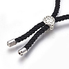 Cotton Cord Bracelet Making KK-F758-03H-P-3