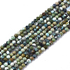 Natural Green Turquoise Beads Strands X1-G-N328-001A-1