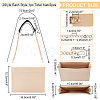 1Pc Felt Purse Organizer Insert PURS-WR0006-83-2