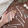 12Pcs 12 Styles Tibetan Style Alloy Bookmarks PALLOY-SC0003-81-3