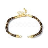 Nylon Cord Bracelets MAK-C003-02G-34-2