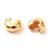 Brass Crimp Beads Covers KK-F824-036A-G-2