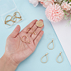 10Pcs 304 Stainless Steel Open Back Bezel Pendants HJEW-UN00105-4